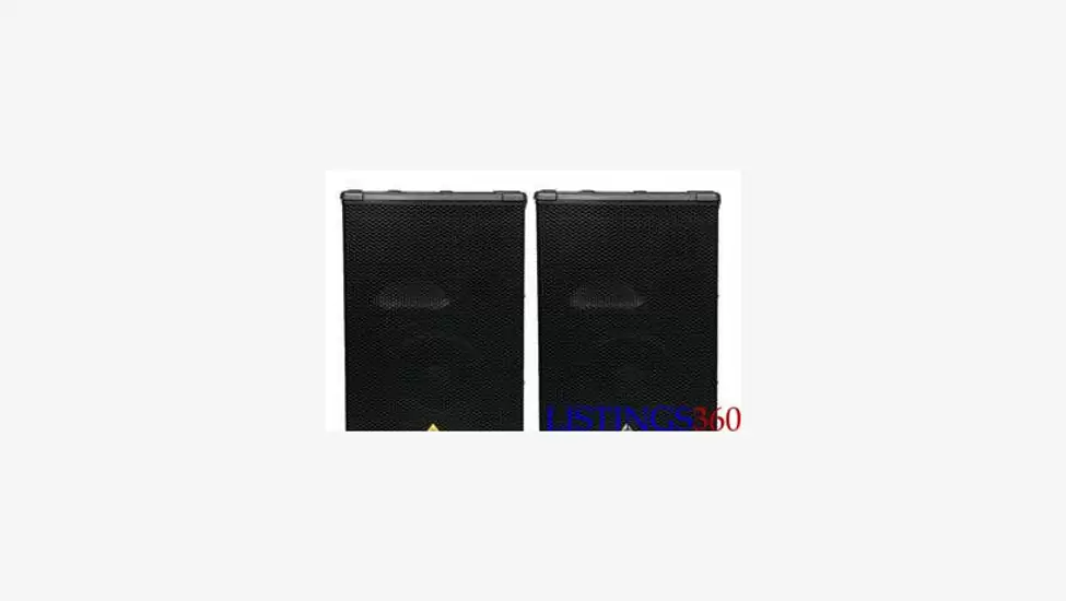 360,000 MK Behringer eurolive pro b1220 passive pa speakers - pair - southern