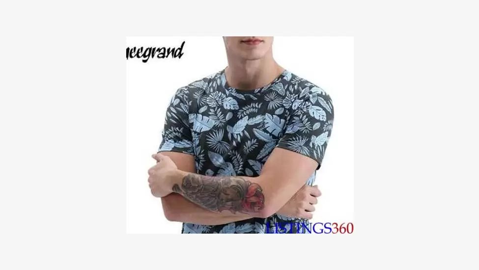 23,313 MK Men Print T-Shirt 2016 Brand New Men’S Casual
